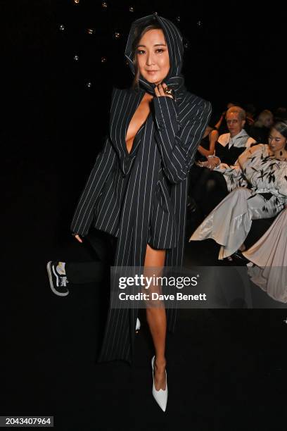 Ashley Park attends the Nina Ricci Womenswear Fall/Winter 2024-2025 show as part of Paris Fashion Week at La Salle Wagram on March 1, 2024 in Paris,...