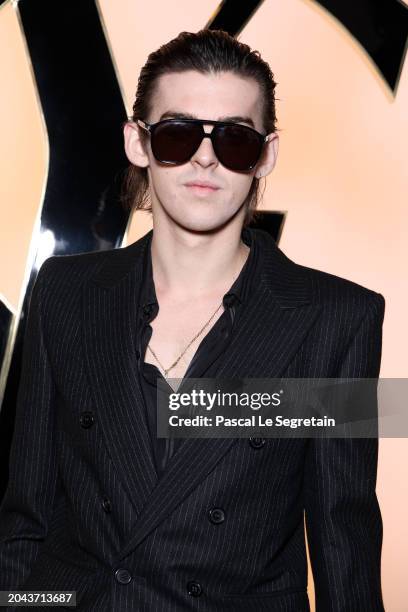Earl Cave attends the Saint Laurent Womenswear Fall/Winter 2024-2025 show as part of Paris Fashion Week on February 27, 2024 in Paris, France.