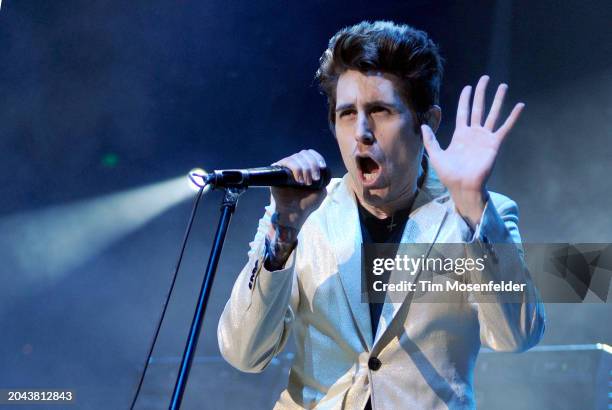 Davey Havok of AFI performs during Live 105's Not So Silent Night at Oracle Arena on December 11, 2009 in Oakland, California.