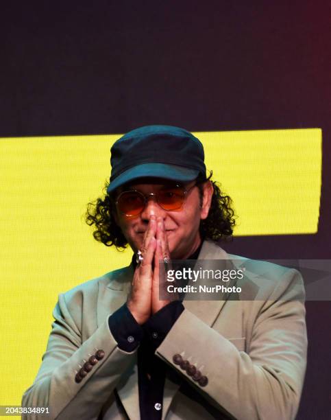 Indian playback singer Mohit Chauhan is attending a Netflix India event in Mumbai, India, on February 29, 2024.