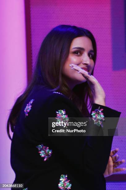 Parineeti Chopra is attending a Netflix India event in Mumbai, India, on February 29, 2024.