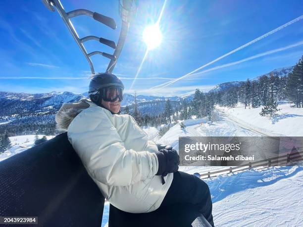 ski trip! - mammoth mountain stock pictures, royalty-free photos & images