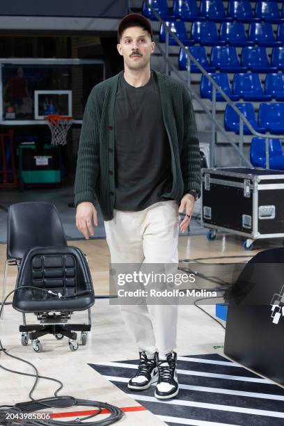 Nicolas Laprovittola, #20 of FC Barcelona arriving to the arena prior the Turkish Airlines EuroLeague Regular Season Round 27 match between FC...