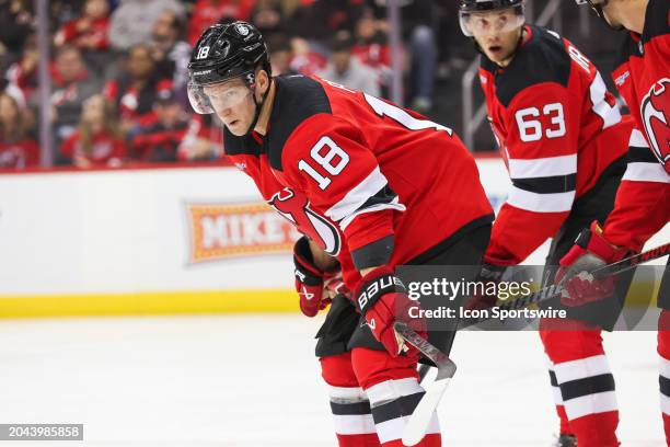 New Jersey Devils left wing Ondrej Palat looks on during a game between the against the against the Tampa Bay Lightning and New Jersey Devils on...