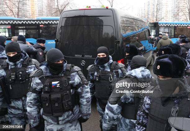 Omon Riot Unit 312 Russian Omon Photos & High Res Pictures - Getty Images