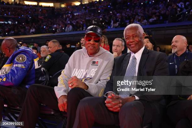 Julius Erving as a part of State Farm All-Star Saturday Night on Saturday, February 17, 2024 at Lucas Oil Stadium in Indianapolis, Indiana. NOTE TO...