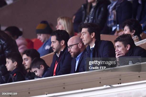 Juan SARTORI - Thiago SCURO during the Ligue 1 Uber Eats match between Monaco and Paris Saint Germain at Stade Louis II on March 1, 2024 in Monaco,...