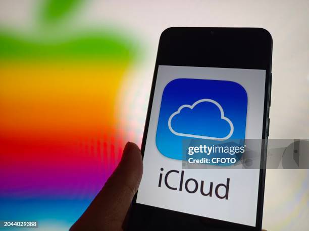 Illustration Apple faces a class action lawsuit over iCloud's alleged monopoly , Suqian, Jiangsu province, China, March 2, 2024.