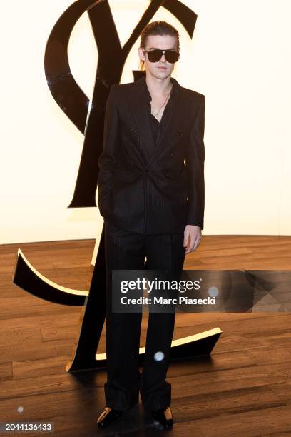 Earl Cave attends the Saint Laurent Womenswear Fall/Winter 2024-2025 show as part of Paris Fashion Week on February 27, 2024 in Paris, France.