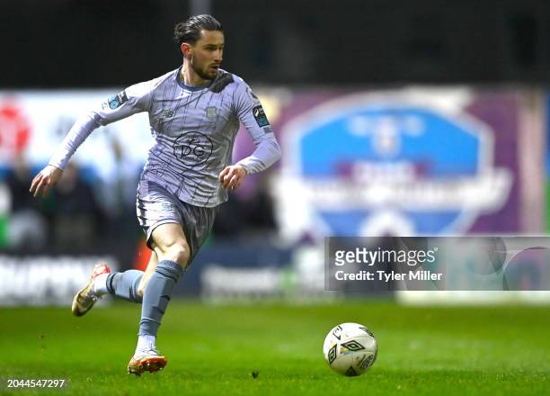 Galway , Ireland - 1 March 2024; Connor Parsons of Waterford during the SSE Airtricity Men's Premier Division match between Galway United and...