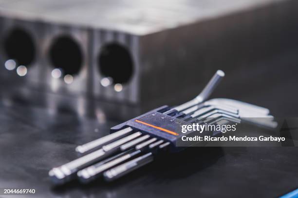 Allen Key Making Machine Cnc Machining Lathe Photos and Premium High Res Pictures - Getty Images