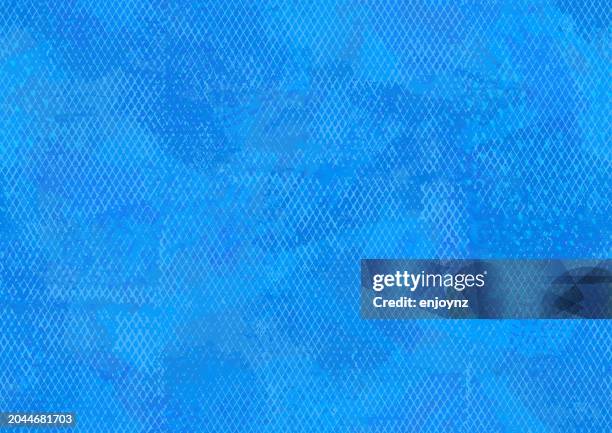 nahtloser blauer grunge-textur-hintergrundvektor - mosaikstückchen stock-grafiken, -clipart, -cartoons und -symbole