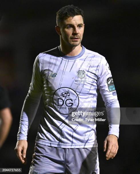 Galway , Ireland - 1 March 2024; Pádraig Amond of Waterford during the SSE Airtricity Men's Premier Division match between Galway United and...