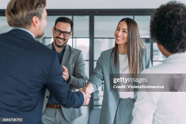 partenariato di successo - cliente foto e immagini stock