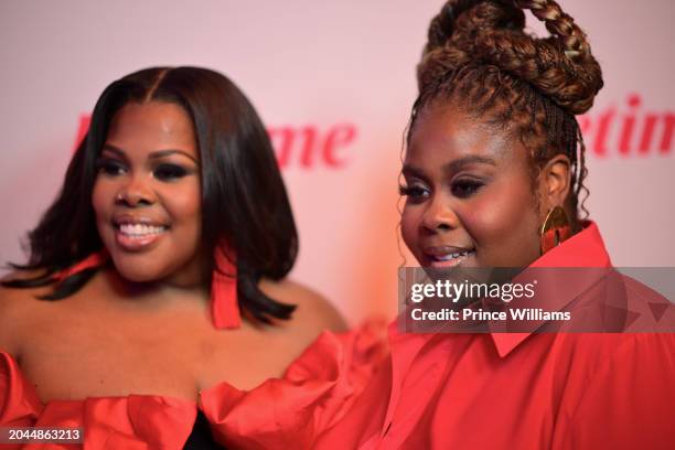 Are Amber Riley And Raven Goodwin Sisters Simone Riley Photos and Premium High Res Pictures - Getty Images