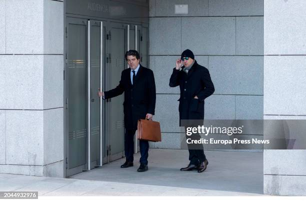 The businessman Juan Carlos Cueto arrives at the Audiencia Nacional to testify on February 28 in Madrid, Spain. The judge, Ismael Moreno, who is...