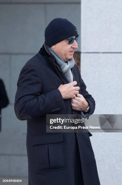 The businessman Juan Carlos Cueto arrives at the Audiencia Nacional to testify, on 28 February, 2024 in Madrid, Spain. The judge, Ismael Moreno, who...