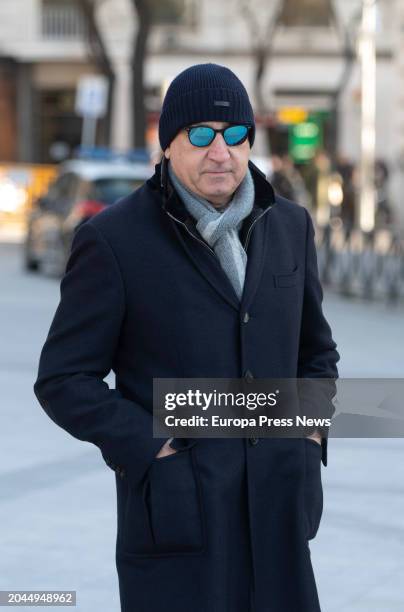The businessman Juan Carlos Cueto arrives at the Audiencia Nacional to testify, on 28 February, 2024 in Madrid, Spain. The judge, Ismael Moreno, who...