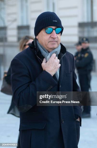 The businessman Juan Carlos Cueto arrives at the Audiencia Nacional to testify, on 28 February, 2024 in Madrid, Spain. The judge, Ismael Moreno, who...
