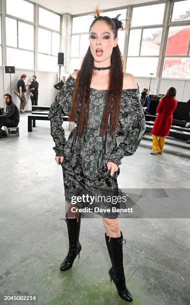 Coco Rocha attends the Andreas Kronthaler for Vivienne Westwood Womenswear Fall/Winter 2024-2025 show as part of Paris Fashion Week on March 2, 2024...