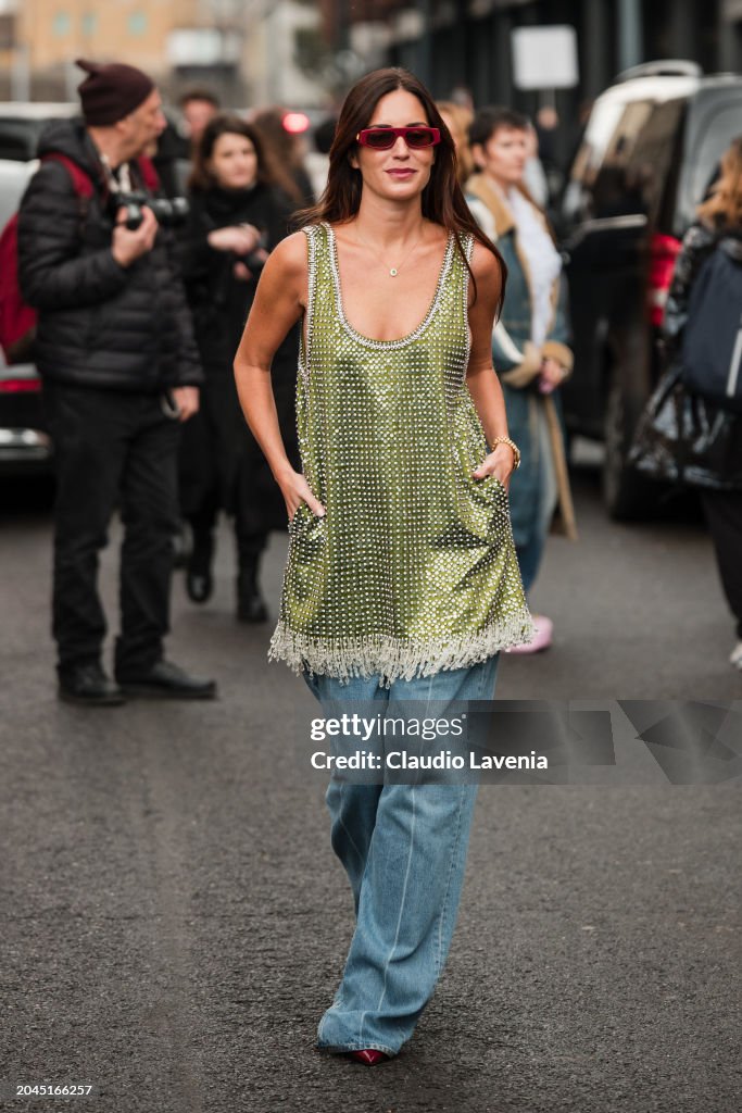 Street Style - Day 4 - Milan Fashion Week - Womenswear Fall/Winter 2024-2025