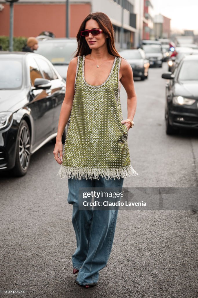 Street Style - Day 4 - Milan Fashion Week - Womenswear Fall/Winter 2024-2025