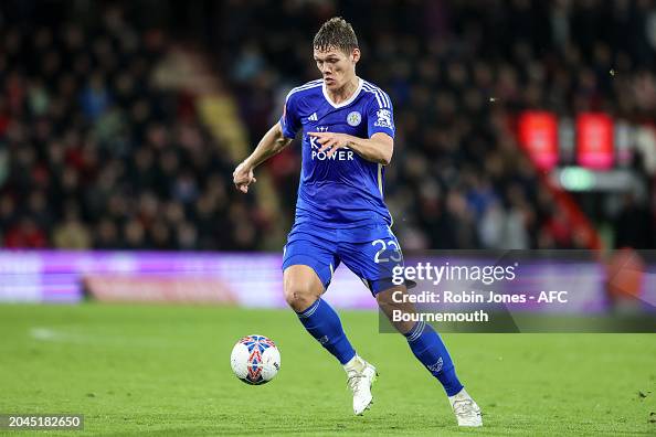 Vestergaard Jannik Vestergaard of Leicester City during the Emirates FA Cup Fifth ...