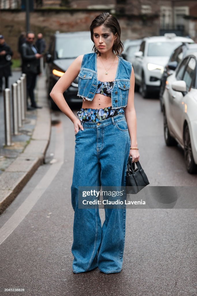 Street Style - Day 4 - Milan Fashion Week - Womenswear Fall/Winter 2024-2025