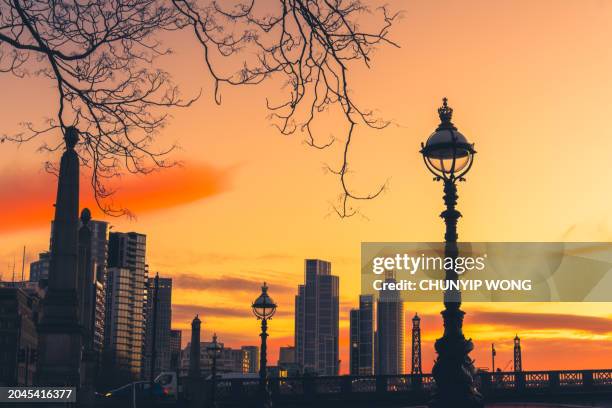 lambeth in london, uk - street light lamp stock pictures, royalty-free photos & images