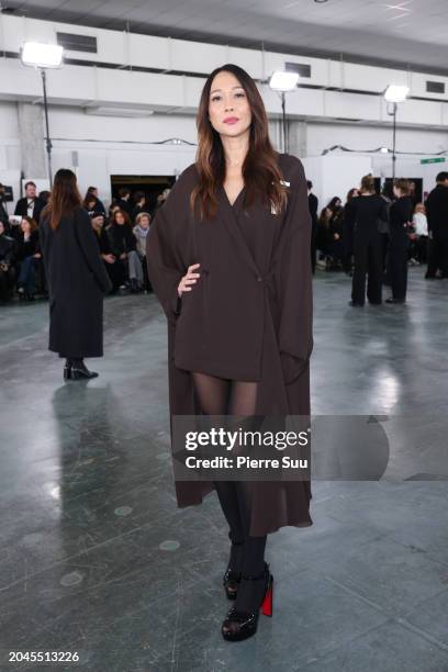 Dajana Roncione attends the Undercover Womenswear Fall/Winter 2024-2025 show as part of Paris Fashion Week on February 28, 2024 in Paris, France.