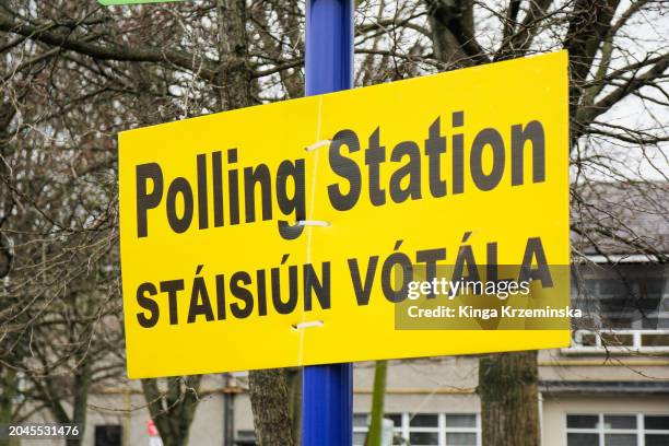 polling station - irish stock pictures, royalty-free photos & images