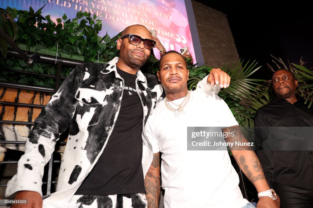 Seven Rashad Rashad Bilal and AZ attend Rashad Bilal's Star Studded 40th Birthday ...