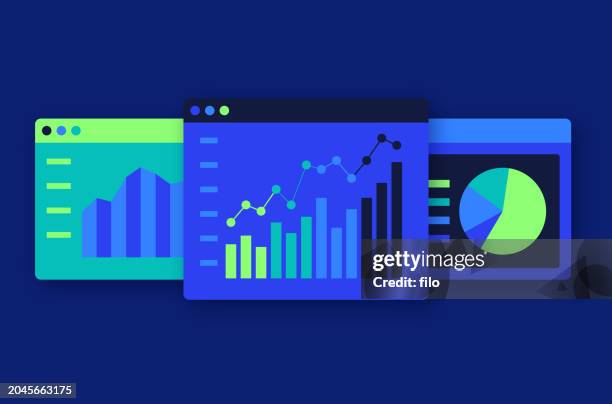 data statistics analysis charts graphs blue software windows - ソフトウェア開発点のイラスト素材／クリップアート素材／マンガ素材／アイコン素材