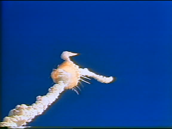Challenger Booster Rockets 72 Space Shuttle Challenger Disaster Stock Videos, Footage, & 4K Video ...