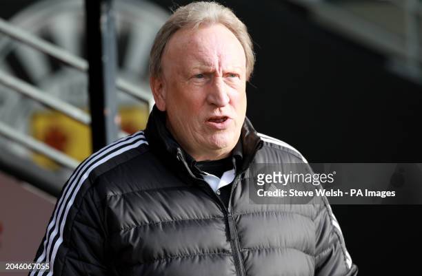 Aberdeen interim manager Neil Warnock during the cinch Premiership match at the Simple Digital Arena, Paisley. Picture date: Saturday March 2, 2024.