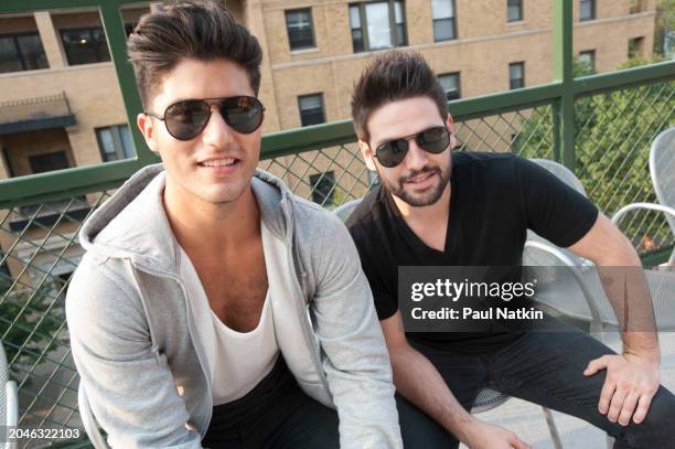 Dan+Shay at Wrigley Field on July 19, 2014 in Chicago, Illinois.