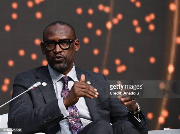 Foreign Minister of Mali, Abdoulaye Diop attends a panel titled 'Sahel: From Security Risks to Lasting Stability' within the Antalya Diplomacy Forum...