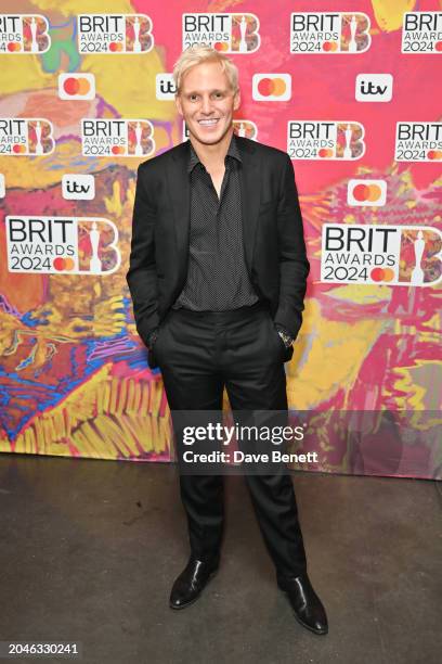 Jamie Laing attends The BRIT Awards 2024 at The O2 Arena on March 2, 2024 in London, England.