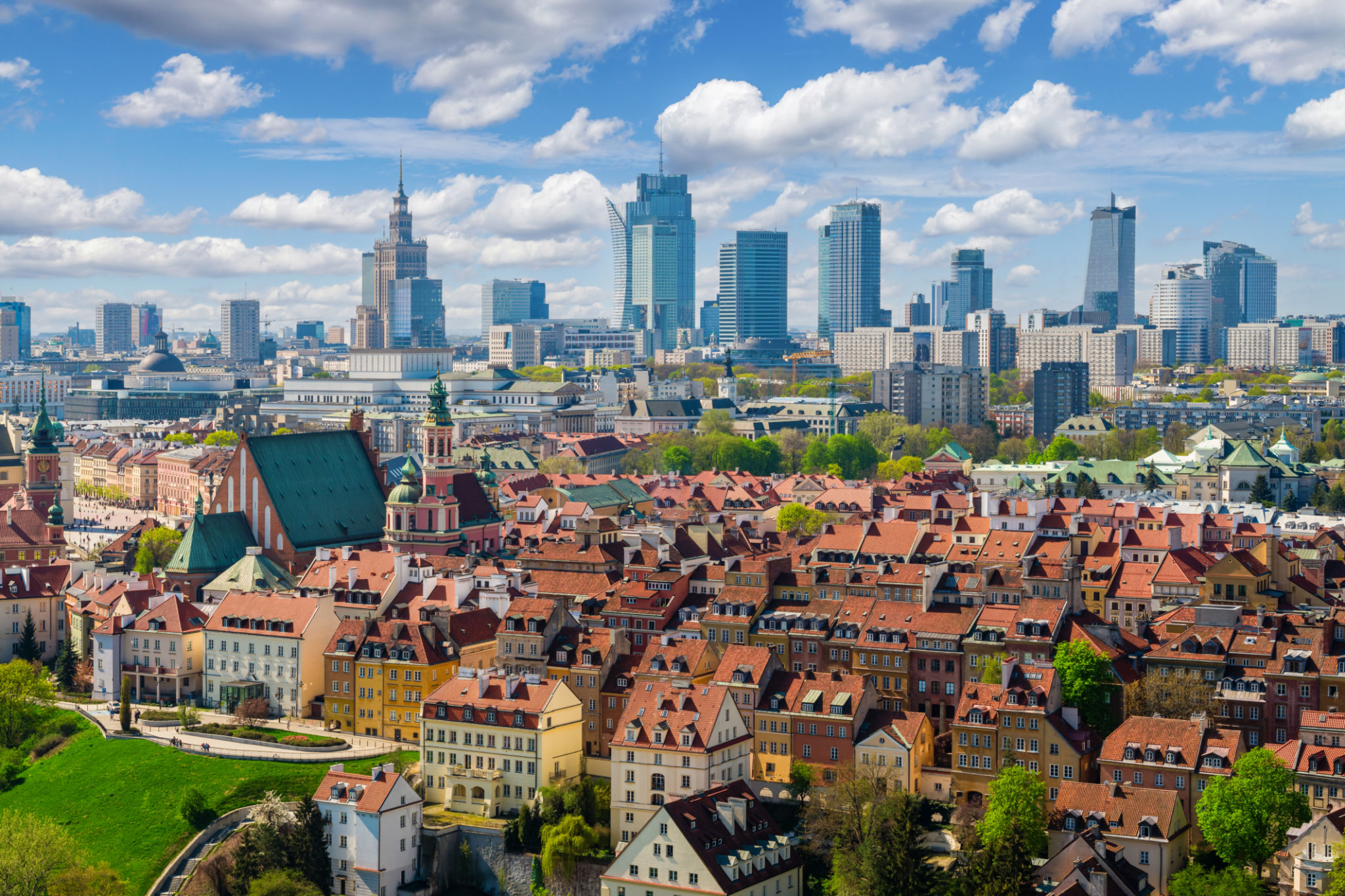 warsaw cityscape