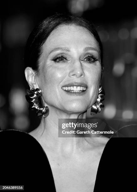 Julianne Moore attends the "Mary and George" UK Premiere at Banqueting House on February 28, 2024 in London, England.