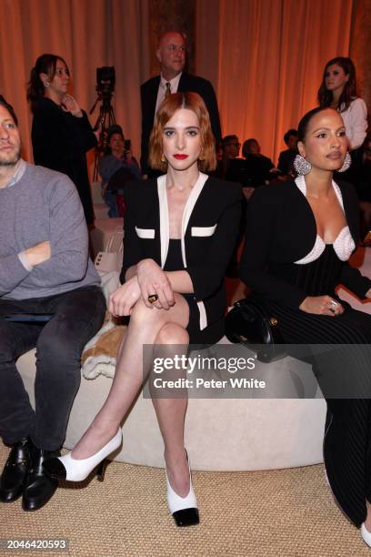 Hari Nef attends the Balmain Womenswear Fall/Winter 2024-2025 show as part of Paris Fashion Week on February 28, 2024 in Paris, France.