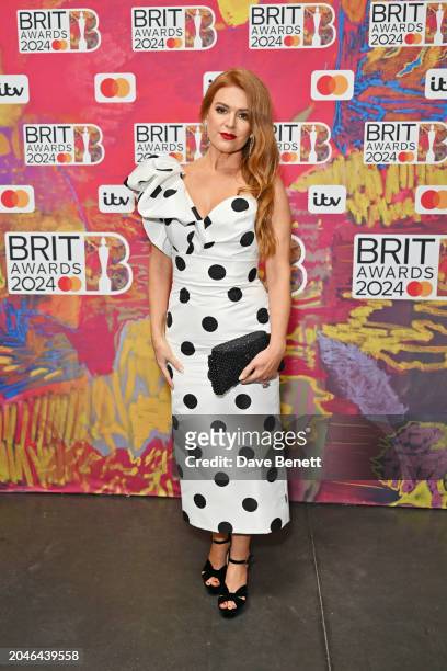 Isla Fisher attends The BRIT Awards 2024 at The O2 Arena on March 2, 2024 in London, England.
