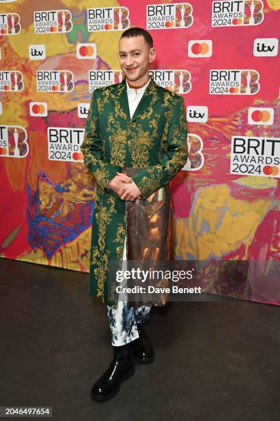 Olly Alexander attends The BRIT Awards 2024 at The O2 Arena on March 2, 2024 in London, England.