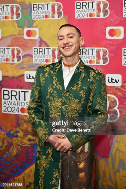 Olly Alexander attends The BRIT Awards 2024 at The O2 Arena on March 2, 2024 in London, England.