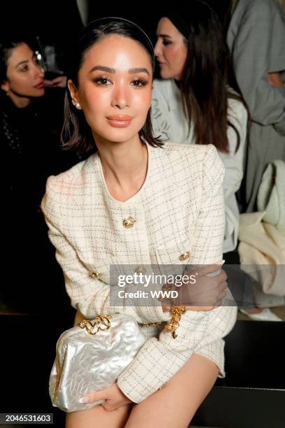 Heart Evangelista at Elie Saab RTW Fall 2024 as part of Paris Ready to Wear Fashion Week held at Palais de Tokyo on March 2, 2024 in Paris, France.