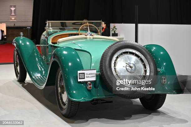 Bugatti 41 Royale Roadster Esders vintage car is displayed in the Classics Gallery during the Geneva Motor Show 2024 at Palexpo on February 26, 2024...