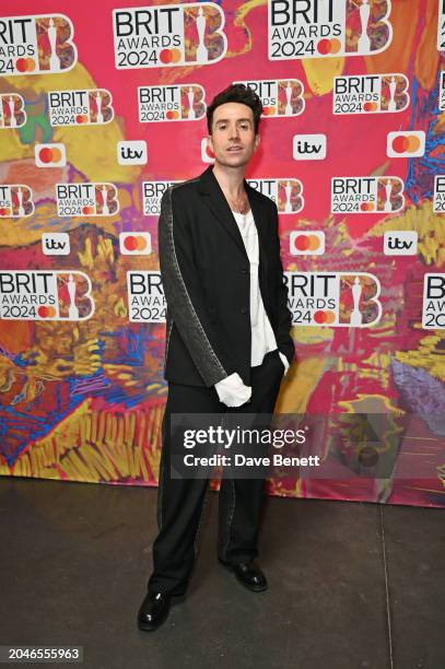 Nick Grimshaw attends The BRIT Awards 2024 at The O2 Arena on March 2, 2024 in London, England.