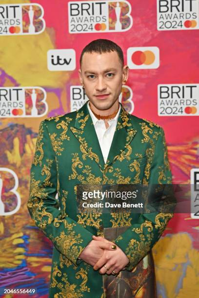 Olly Alexander attends The BRIT Awards 2024 at The O2 Arena on March 2, 2024 in London, England.
