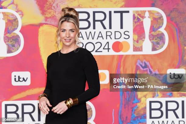 Gemma Atkinson attending the Brit Awards 2024 at the O2 Arena, London. Picture date: Saturday March 2, 2024.