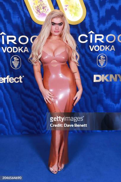 Sophia Hadjipanteli attends the Warner Music & Cîroc Vodka BRIT awards after party at NoMad London on March 2, 2024 in London, England.